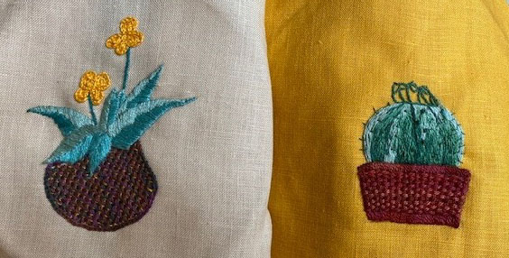 Quand points traditionnels et broderie tendance se rencontrent