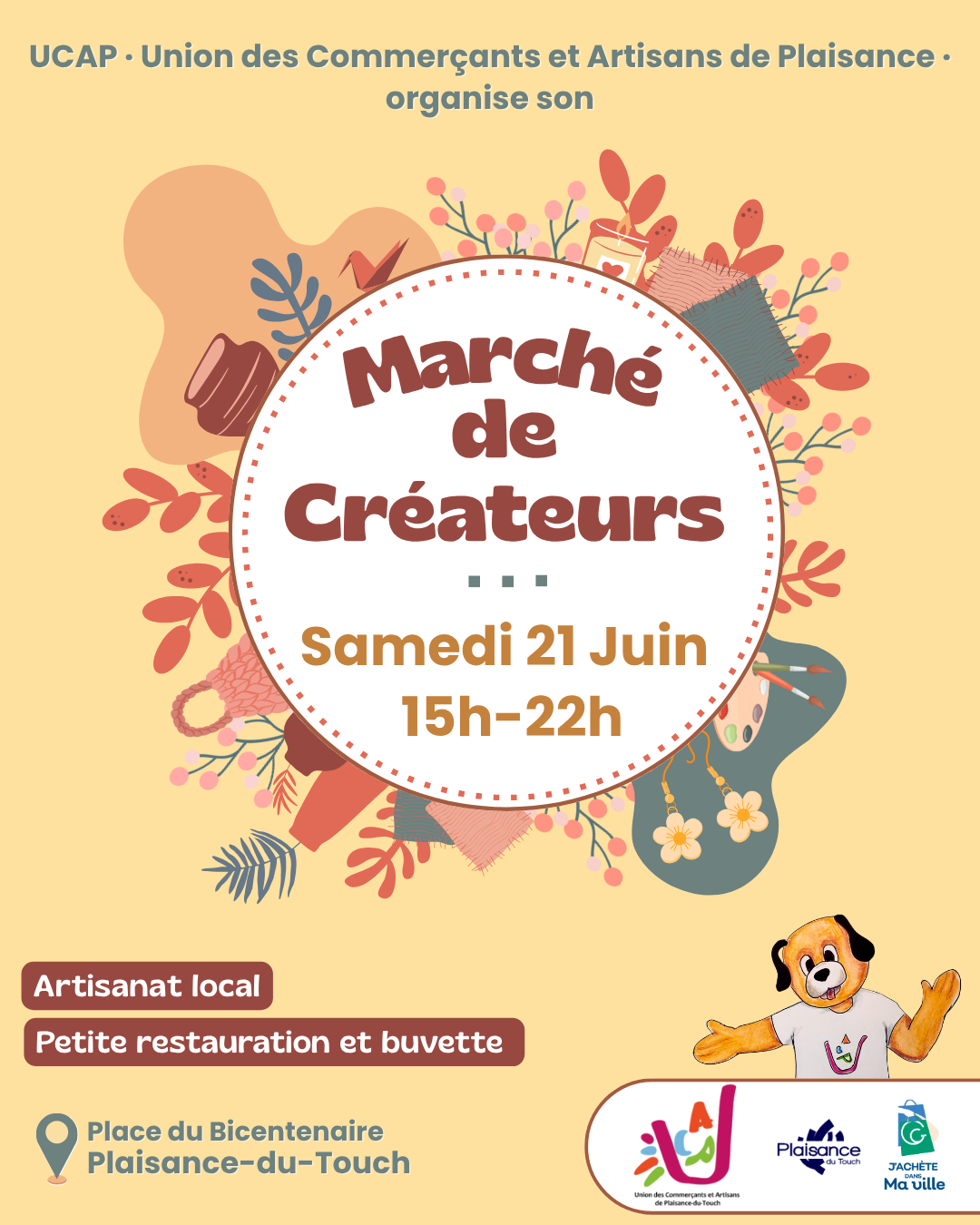 marché de créateurs à plaisance du touch