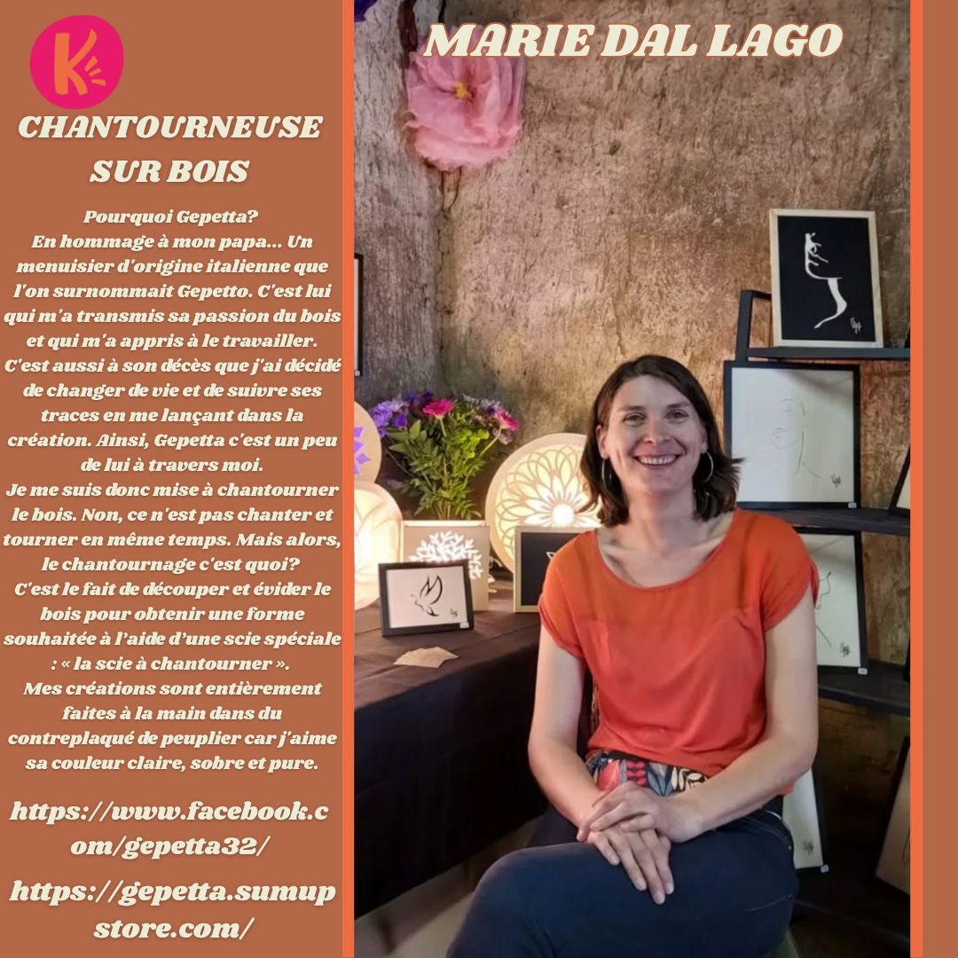PRSENTATION DE MARIE DAL LAGO CHANTOURNEUSE SUR BOIS PRSENTATION DE MARIE DAL LAGO CHANTOURNEUSE SUR BOIS