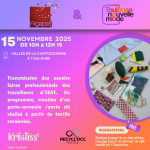 ATELIER CREATION PORTE MONNAIE EN TISSUS RECYCLE TOULOUSE NOUVELLE MODE 2025