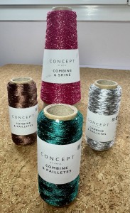 Combines shines and paillettes katia