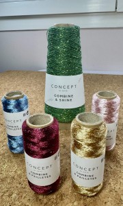 Combines shines and paillettes katia