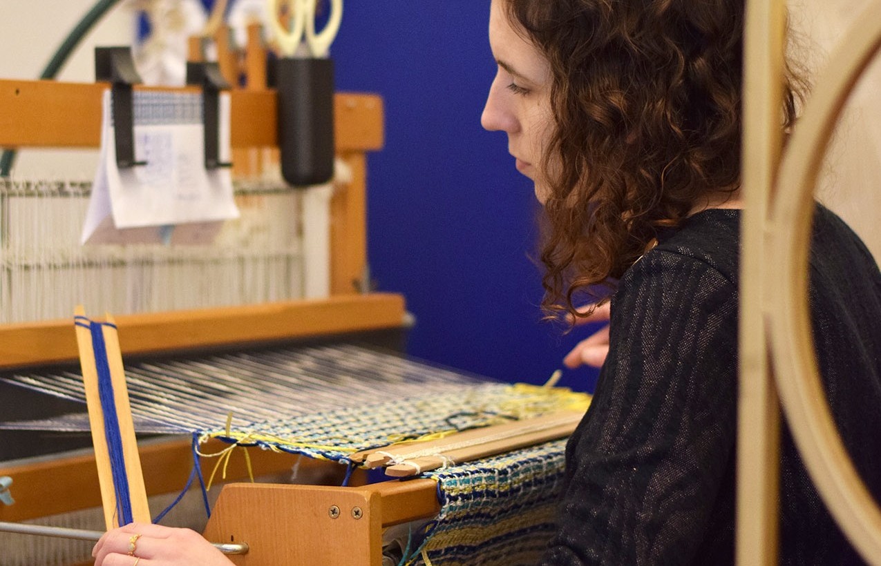 ATELIER DE TISSAGE POETIS AVEC MORGANE
