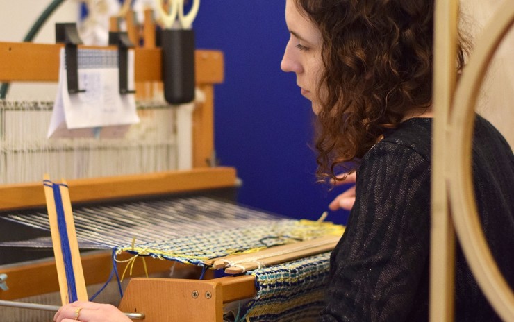 ATELIER DE TISSAGE POETIS AVEC MORGANE