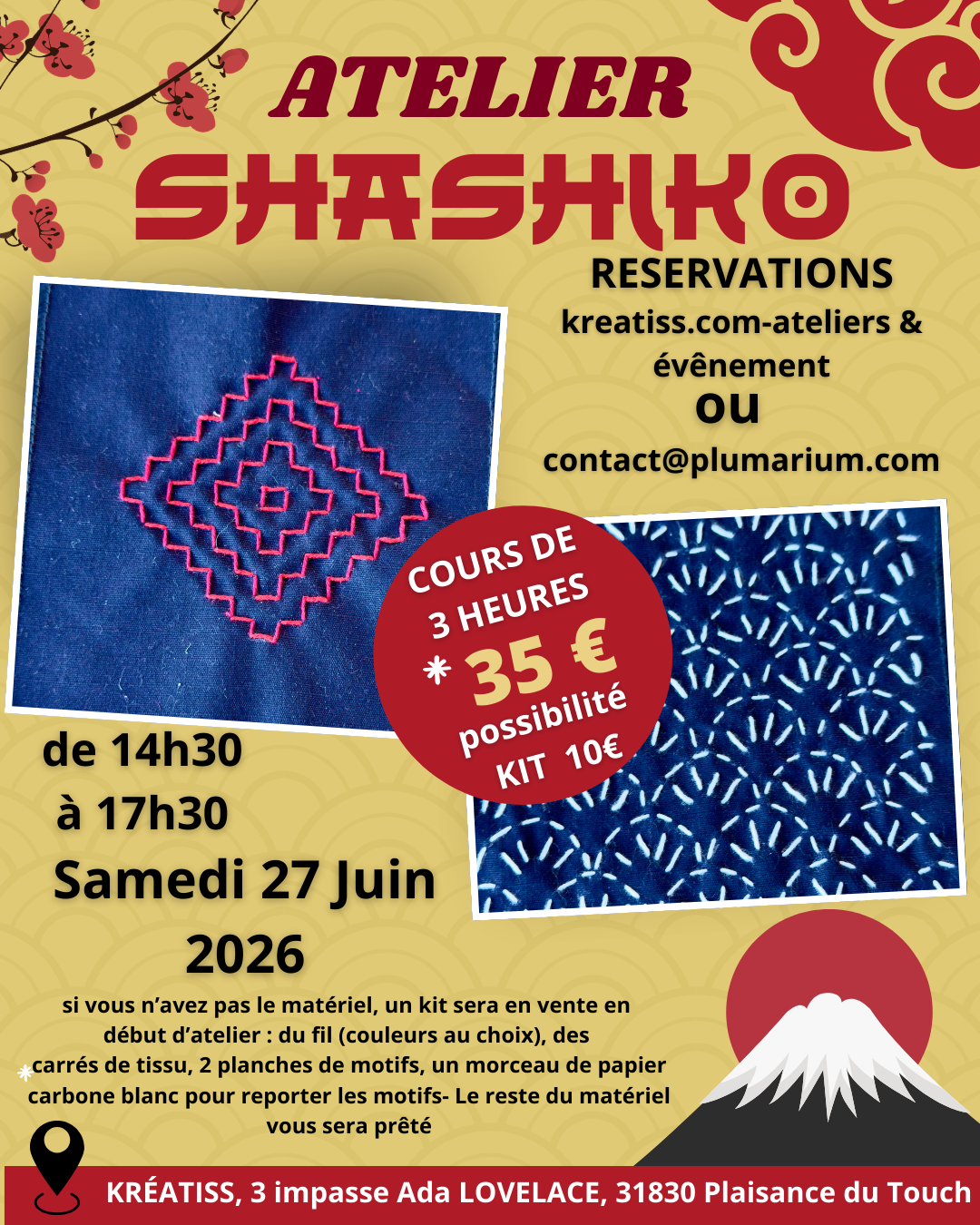 5sashiko catherine juin 2026 chez kreatiss