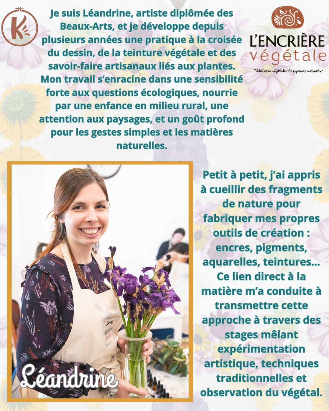8ATELIER L'ENCRIERE VEGETALE CHEZ KREATISS LE 20 JUIN
