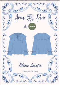 photo patron lucette dessin Ancéa Paris en vente chez kreatiss photo patron lucette dessin Ancéa Paris en vente chez kreatiss
